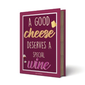 Geschenkset zum Servieren von Wein und Käse, 4-teilig - Nuova R2S
