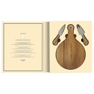 Käse-Servier-Geschenkset, 3-teilig - Nuova R2S