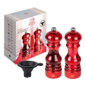 Set of 2 salt and pepper mills, 18 cm, "Podium" - Peugeot