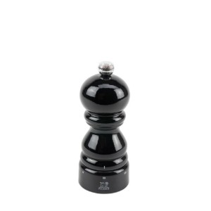 Salt grinder, 12 cm, "Paris u'Select Z", Black Lacquered - Peugeot