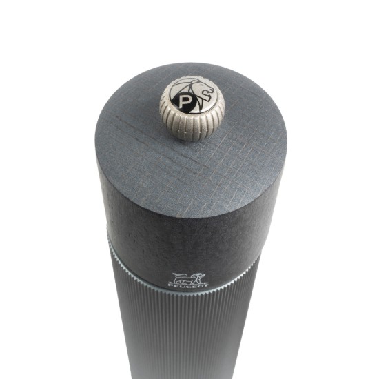 Peppercorn grinder, 22 cm, "Line", Carbon - Peugeot