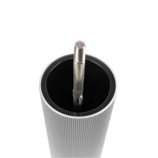 Salt grinder, 22 cm, "Line", Aluminium - Peugeot