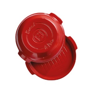 Loaf baking dish, ceramic, 30 cm, Burgundy - Emile Henry