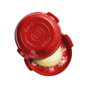 Loaf baking dish, ceramic, 30 cm, Burgundy - Emile Henry