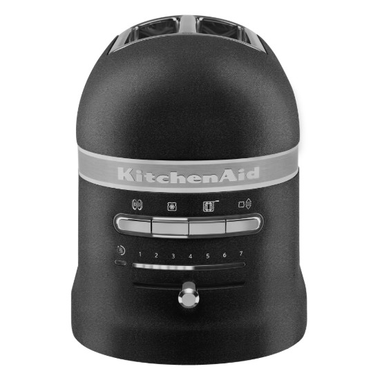 Brödrost med 2 platser, Artisan@, 1250W, "Cast Iron Black" färg - KitchenAid varumärke