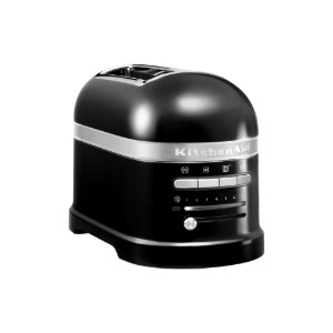 2-slot Artisan toaster, 1250W, Onyx Black - KitchenAid