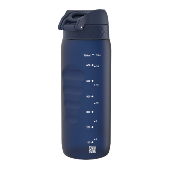 Vesipullo, kierrätettävä, 750ml, Navy - Ion8