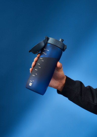 Vesipullo, kierrätettävä, 750ml, Navy - Ion8