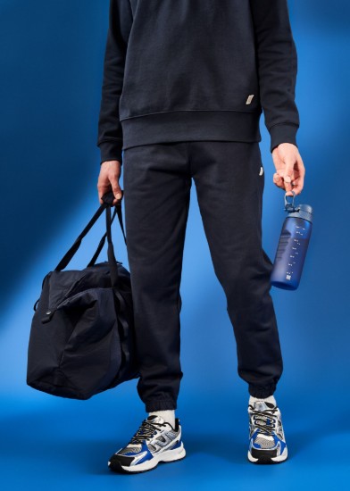 Vesipullo, kierrätettävä, 750ml, Navy - Ion8