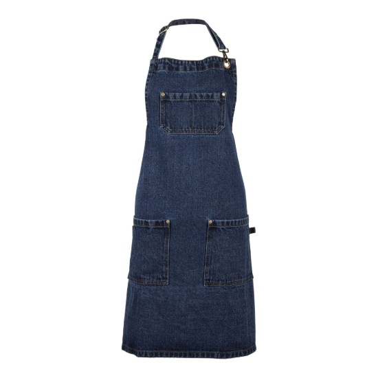 "Denim" kitchen apron, Blue - Tiseco