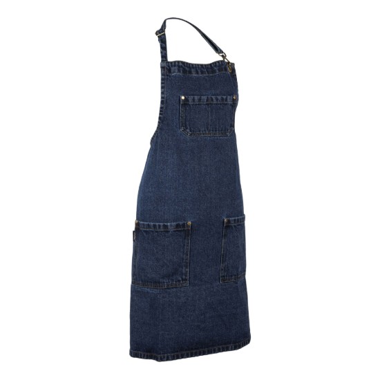 "Denim" kitchen apron, Blue - Tiseco