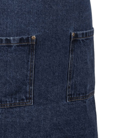 "Denim" kitchen apron, Blue - Tiseco