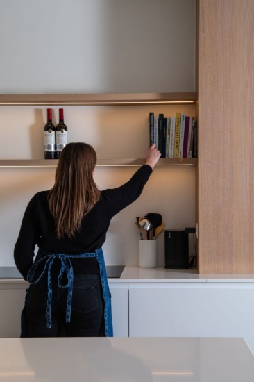"Denim" kitchen apron, Blue - Tiseco