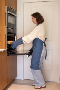 Sada 2 kuchyňských rukavic, Dark Blue - Tiseco