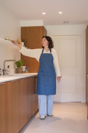 Kitchen apron, Dark Blue - Tiseco