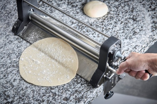 Dough sheeter, stainless steel - de Buyer
