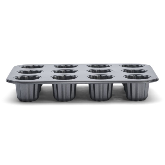 12-compartment canneles tin, 34 x 26 cm - de Buyer