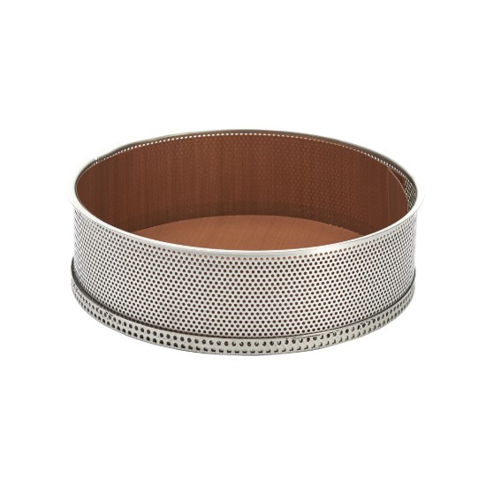 Rei'itetty kakkuvuoka, leivinpaperi sisältyy hintaan, 24 cm, ruostumatonta terästä - de Buyer