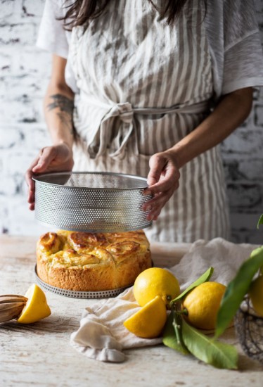 Rei'itetty kakkuvuoka, leivinpaperi sisältyy hintaan, 24 cm, ruostumatonta terästä - de Buyer
