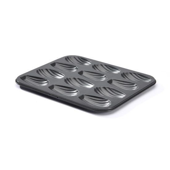 12-compartment madeleine tin, 26 x 20 cm, steel - de Buyer