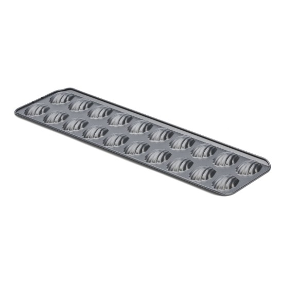 20-compartment mini-madeleine tin, 40 x 12 cm, steel - de Buyer