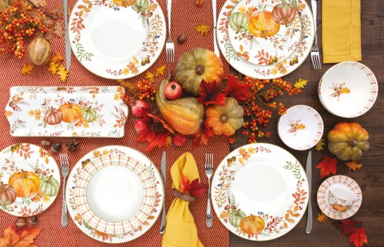 Oven mitt and 2 cookware holders set, "Harvest" - Easy Life