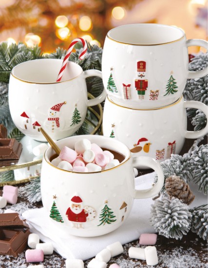 Krūze, porcelāns, 400 ml, "Let it Snow" - Easy Life