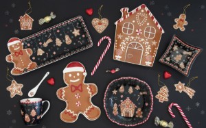Strežna posoda, 36 × 16 cm "GINGERBREAD" - Nuova R2S