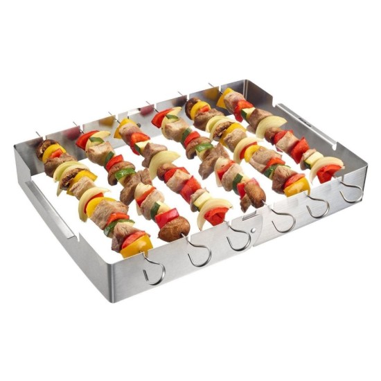 Sada špízov a stojanu na špízy, 7 kusov, nehrdzavejúca oceľ - Westmark