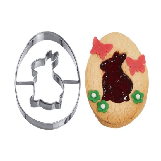 Model za rezanje jajc z zajčkom, nerjaveče jeklo, 8 cm - Westmark