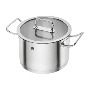 Borma tal-azzar inossidabbli, b'għatu, 24cm/6.2L, "ZWILLING Pro" - Zwilling