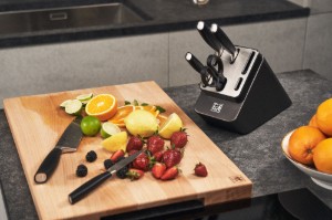 7-dielna sada nožov so vstavaným brúsnym modulom, "All Star", Ash - Zwilling