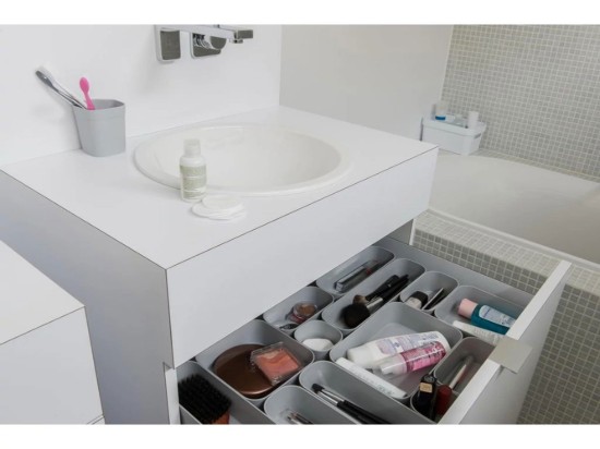 Organiseur de tiroir carré "Infinity", plastique, 1 L - Curver