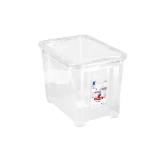 Boîte de rangement avec couvercle, plastique, 20 L, "T Box" - Curver