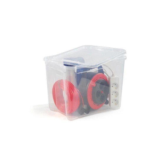 Boîte de rangement avec couvercle, plastique, 20 L, "T Box" - Curver