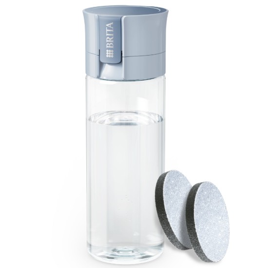 BRITA Vital filterflaske (lyseblå), 600 ml + 2 MicroDisc-filtre