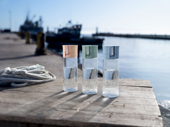 BRITA Vital filterflaske (lyseblå), 600 ml + 2 MicroDisc-filtre
