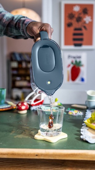 BRITA Style Essential Starter Pack 2,4 L + 3 Maxtra Pro Filter (Stone Blue)