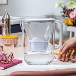 BRITA Style Essential water filtering jug 2.4 L + 2 Maxtra Pro Filters (White)