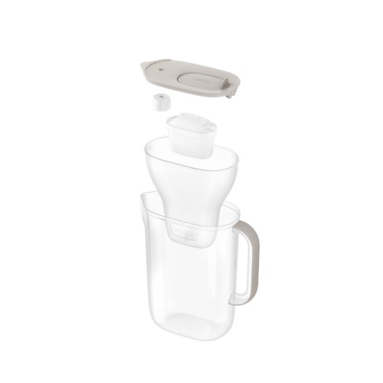BRITA Style Essential Wasserfilterkanne 2,4 L Maxtra Pro Pure Performance (Sand)