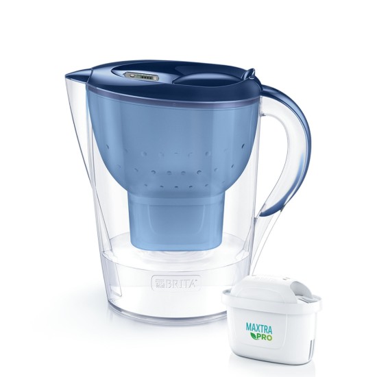 Vrč za filter BRITA Marella 2,4 L Maxtra PRO (moder).