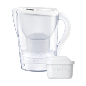 BRITA Marella 2.4L starteris paketas + 3 Maxtra PRO filtrai (balti)