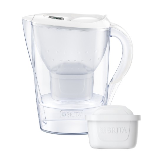 BRITA Marella 2.4L starteris paketas + 3 Maxtra PRO filtrai (balti)