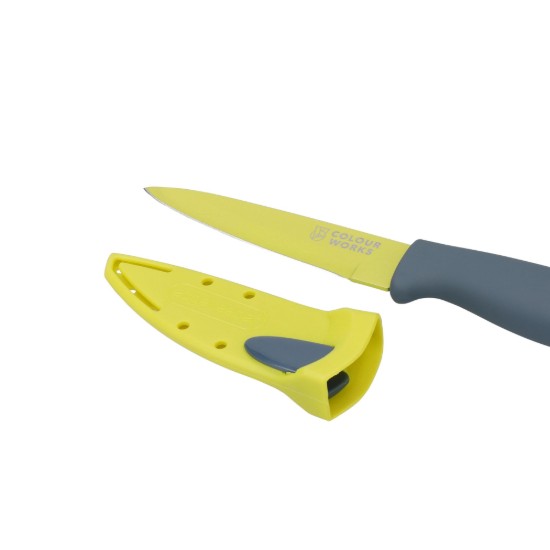 Kuorintaveitsi hedelmien/vihanneksien kuorimiseen, 9,5 cm, Vihreä - Colourworks