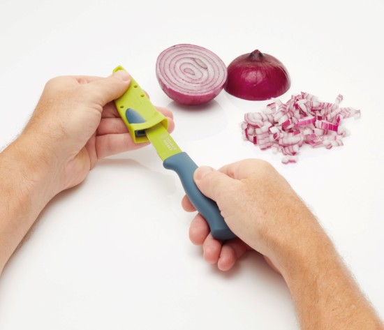 Kuorintaveitsi hedelmien/vihanneksien kuorimiseen, 9,5 cm, Vihreä - Colourworks