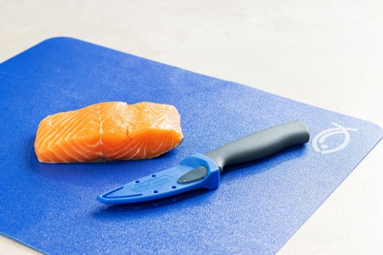 Veitsi hedelmien/vihanneksien kuorimiseen, 9,5 cm, sininen - Colourworks