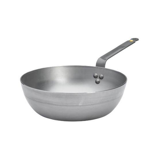 Tiefe Schmorpfanne, Stahl, 28 cm, „Mineral B“ – de Buyer