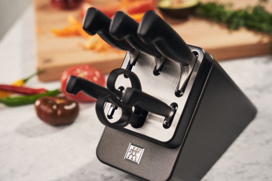 7-osaline noakomplekt sisseehitatud teritusmooduliga, "TWIN Four Star" - Zwilling