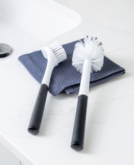 Zestaw szczotek do mycia naczyń, 2 części, plastik - KitchenAid