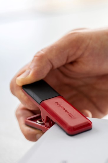 Lot de 4 pinces à sac, plastique, Empire Red - KitchenAid